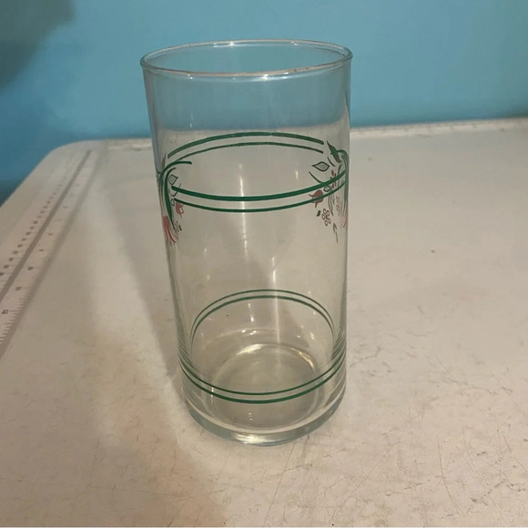 💥5/$25 ‎ Corelle Rosemarie 16 oz glass tumbler - Picture 4 of 7